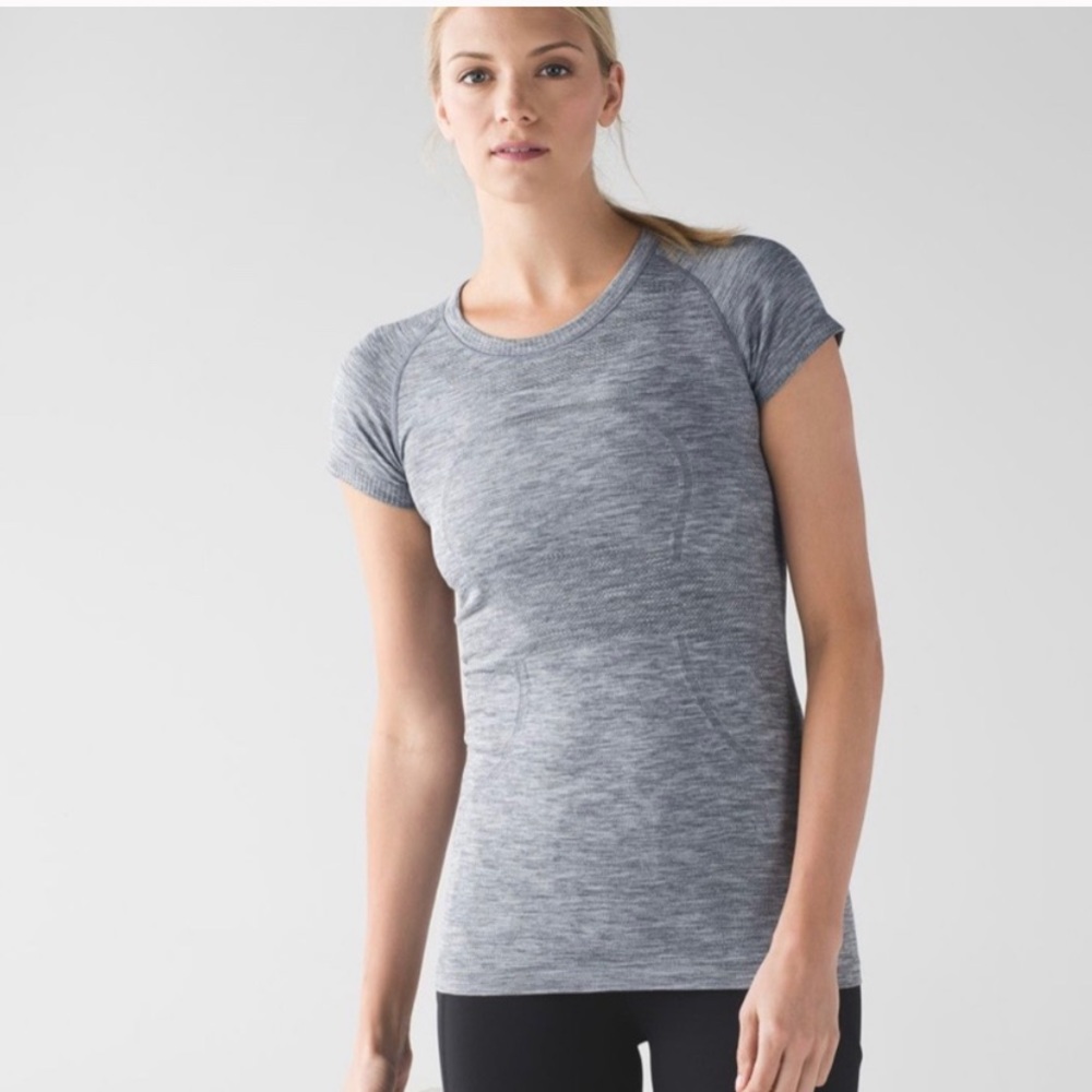 grey lululemon swiftly tech shirt